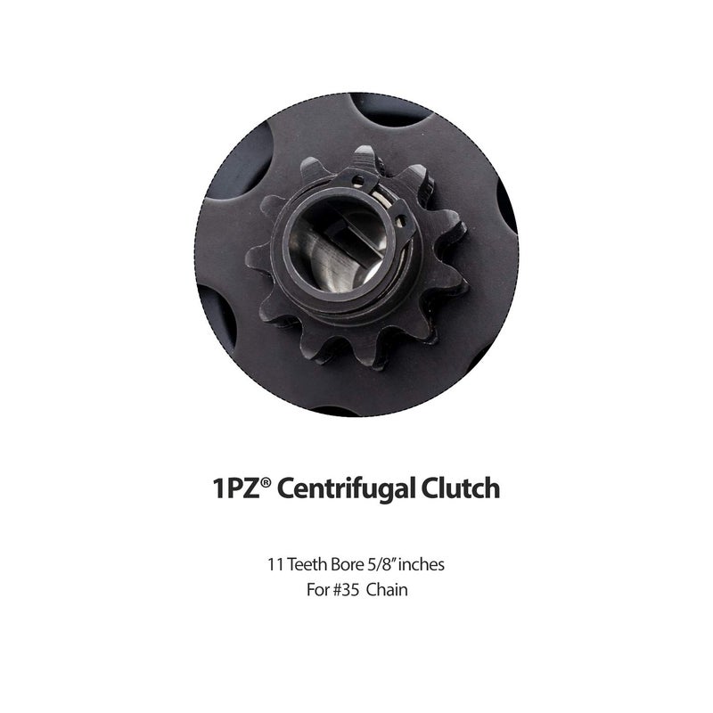 1PZ BA5-11T Centrifugal Clutch 5/8" Bore #35 Chain 11T Replacement for Baja DB30 Motovox MBX10 MBX11 Camp Go Kart Mini Bike Engine - Image 2
